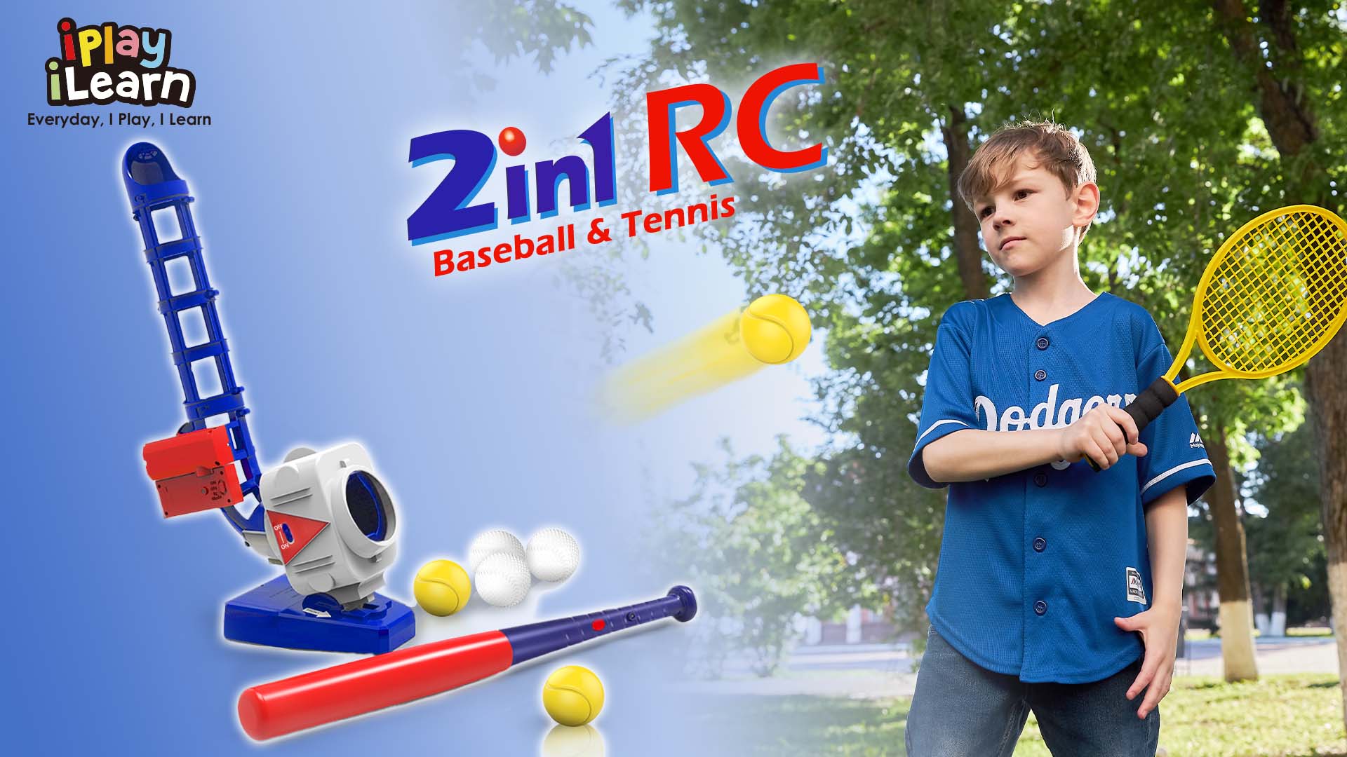 Amazon.com: iPlay, iLearn Kids Pitching Machine Toys, 2 in 1 RC